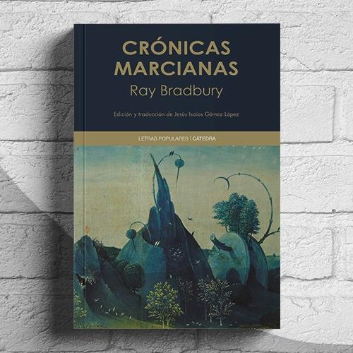 Portada del libro Crónicas marcianas de Ray Bradbury.
