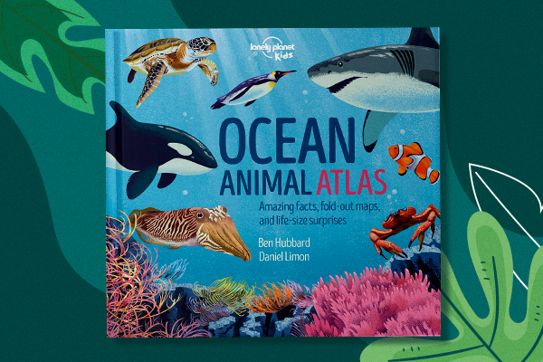 Portada del libro infantil Ocean Animal Atlas