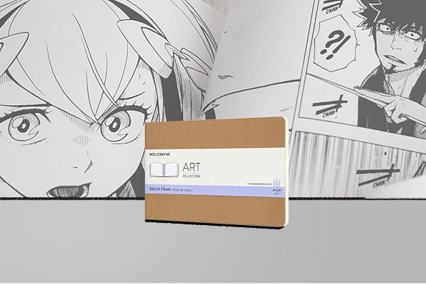 Libreta Moleskine sketchbook ART ideal para dibujar manga