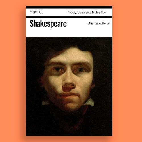 La portada del libro "Hamlet" de Shakespeare.