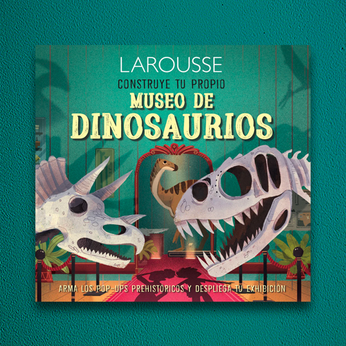 Imagen de la portada del libro Museo de dinosaurios de Larousse