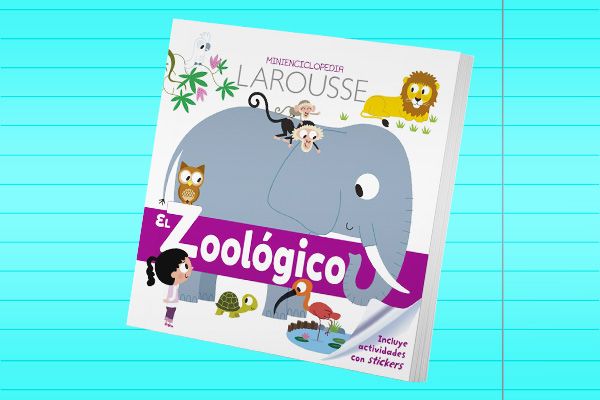 Portada del libro Minienciclopedia El zoológico