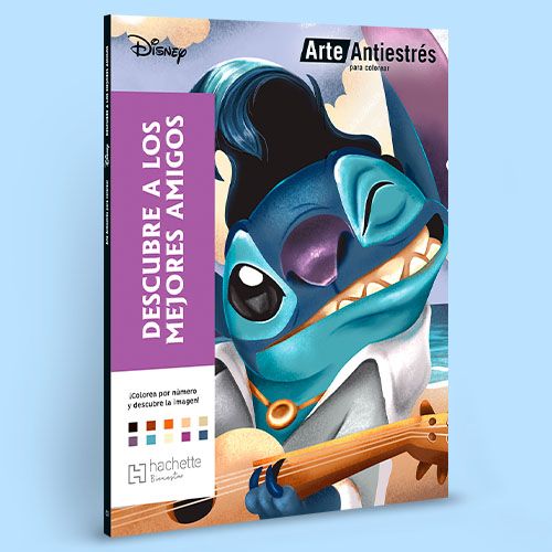 Libro de Stitch para colorear Descubre a los mejores amigos