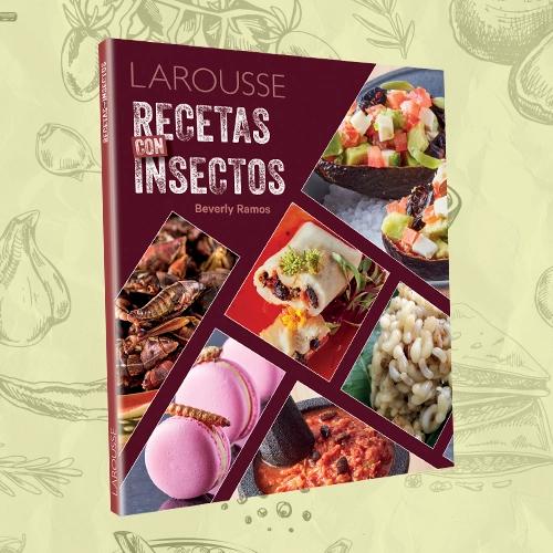 La portada del libro Recetas con insectos.