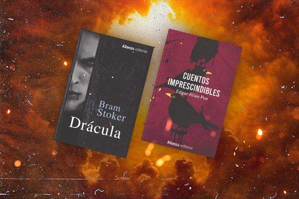 Portadas de los libros Drácula y Cuentos de Poe