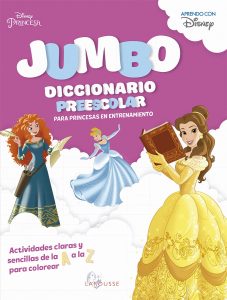 JUMBO diccionario preescolar para princesas en entrenamiento Disney