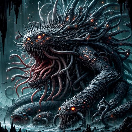 Imagen con IA de Azathoth, deidad lovecraftiana