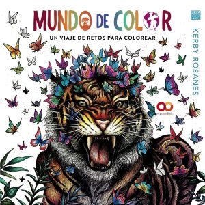 mundo de color. un viaje de retos para colorear
