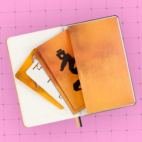 Interior de la libreta Moleskine Ahn Sang Soo