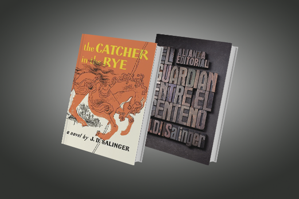 Libros El guardían entre el centeno en español e inglés