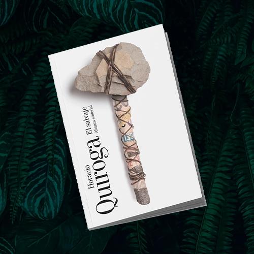 Portada del libro El salvaje de Horacio Quiroga.