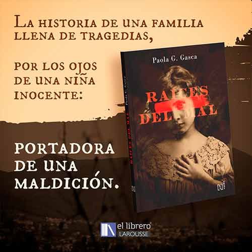 Anuncio del libro Raíces del mal