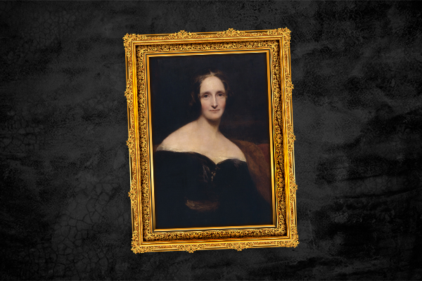 Retrato de Mary Shelley por Richard Rothwell (1840)