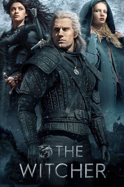 cartel de la serie den Netflix The Witcher