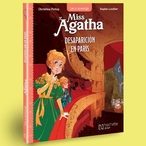 Portada del Libro infantil Miss Agatha Desaparición en París
