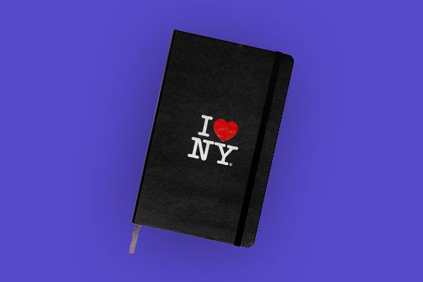 Libreta MOleskine negra I love NY
