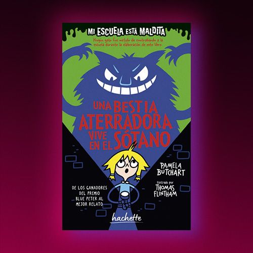 Libro para niños Una bestia aterradora vive en el sótano