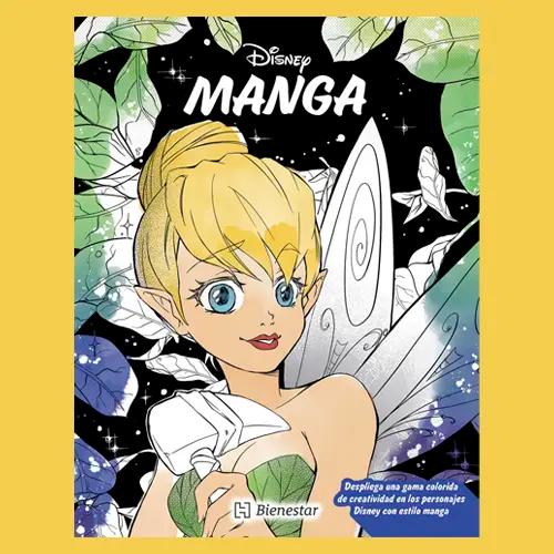 Una portada de libro Disney Manga con un dibujo de Campanita.