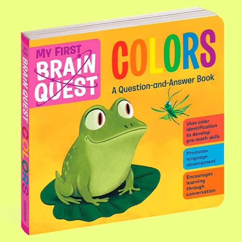 Portada del libro educativo Colors, de la colección Brain quest