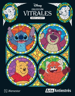 Arte Antiestrés: Sweet & Fluffy. Vitrales Disney